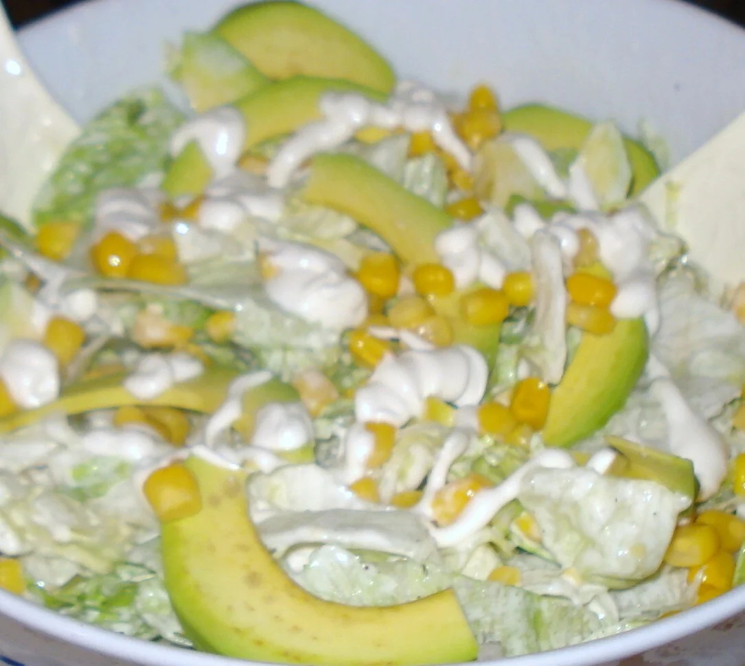 Avocado and corn salad