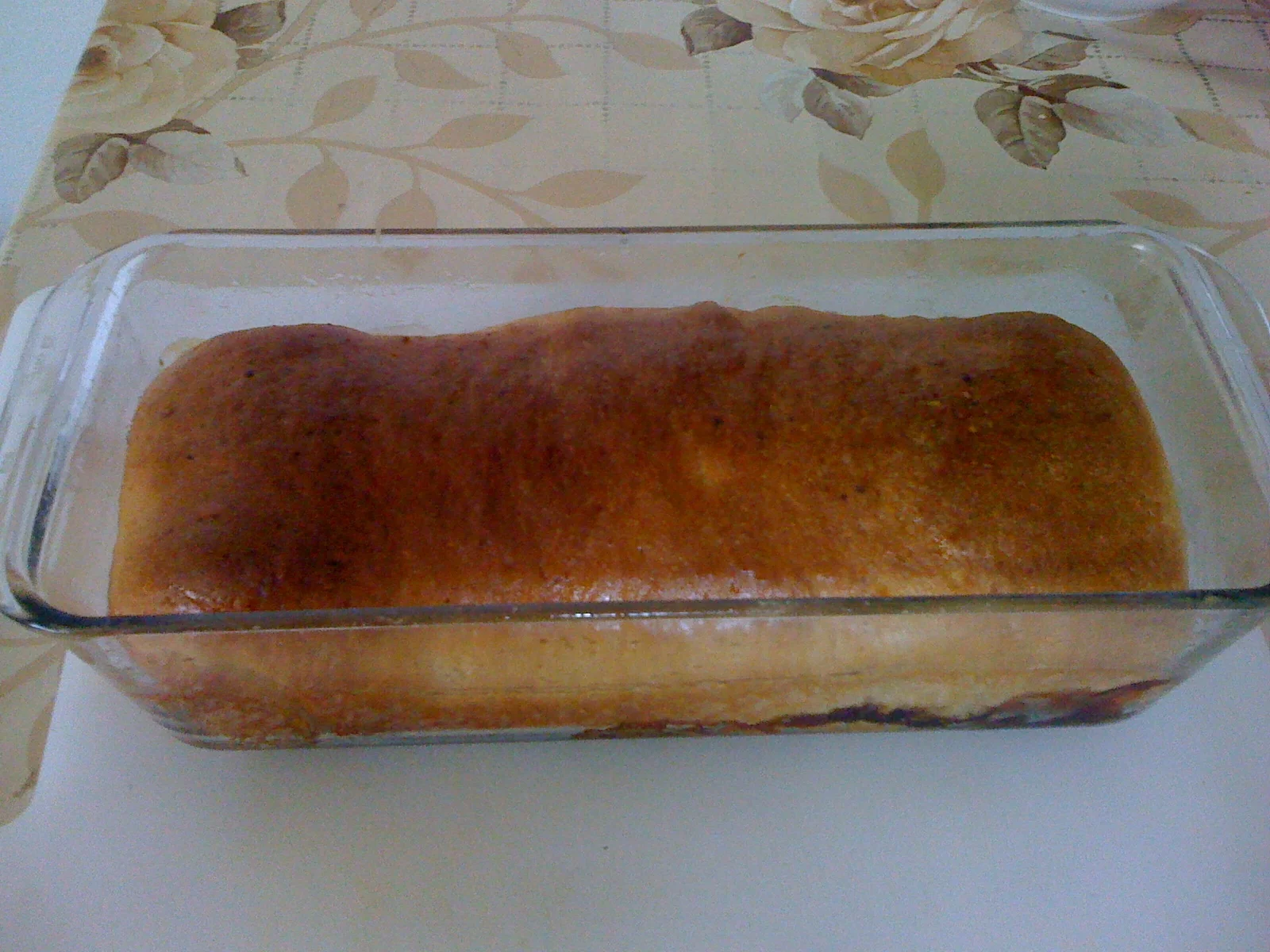 Vegan roll with plum jam