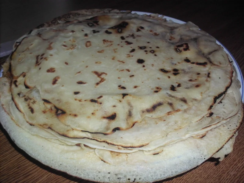 Blonde and tipsy pancakes